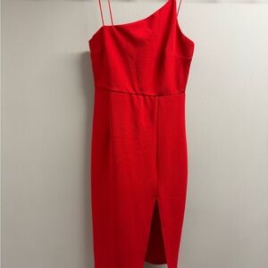 Princess Polly Red Mid Length Elegant Dress